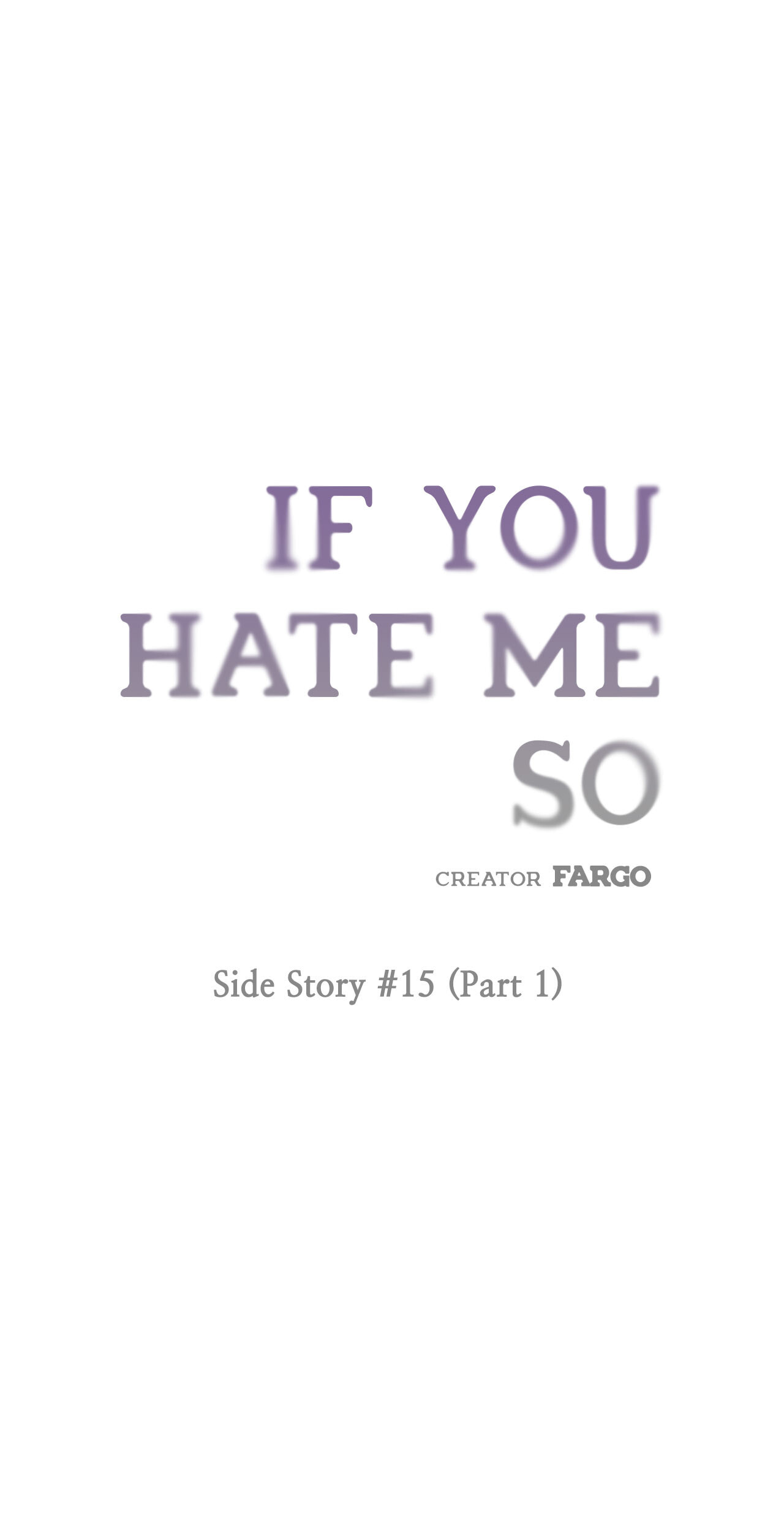 If You Hate Me So Chapter 46 page 1 - 