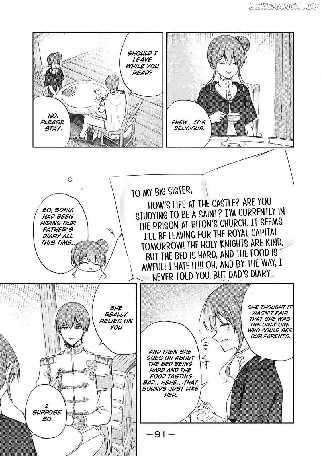 If you’re looking for the saint then my sister is the one you seek Chapter 10 page 28 - 