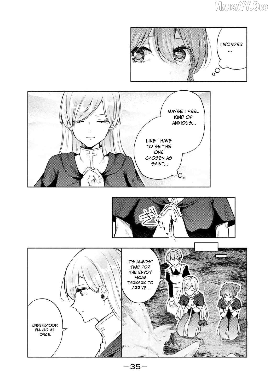 If you’re looking for the saint then my sister is the one you seek Chapter 14 page 17 - 