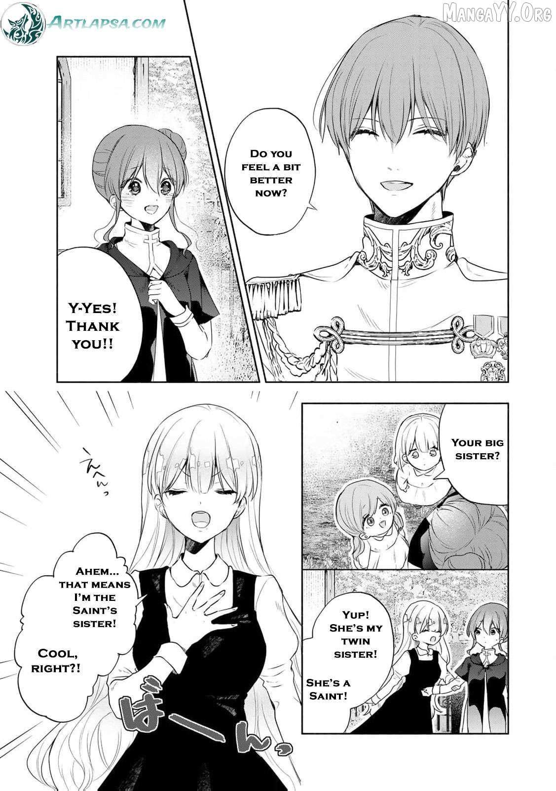 If you’re looking for the saint then my sister is the one you seek Chapter 15 page 4 - 