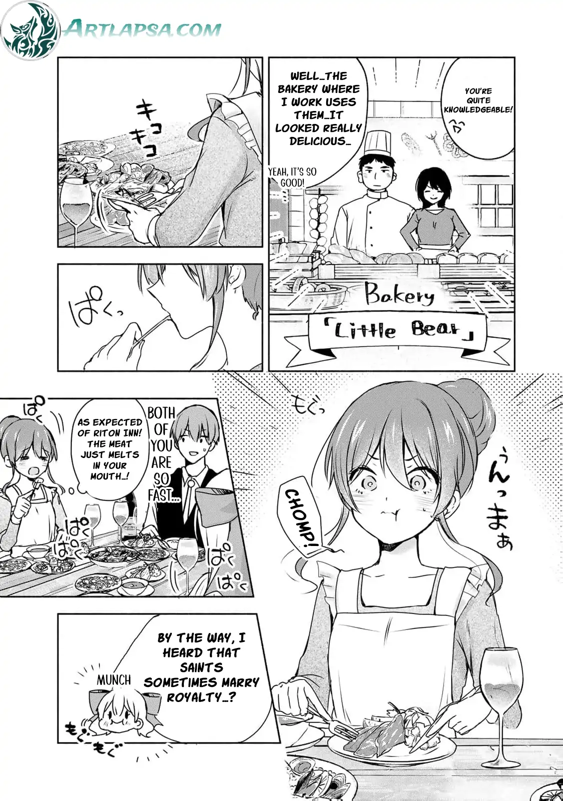 If you’re looking for the saint then my sister is the one you seek Chapter 2 page 13 - 