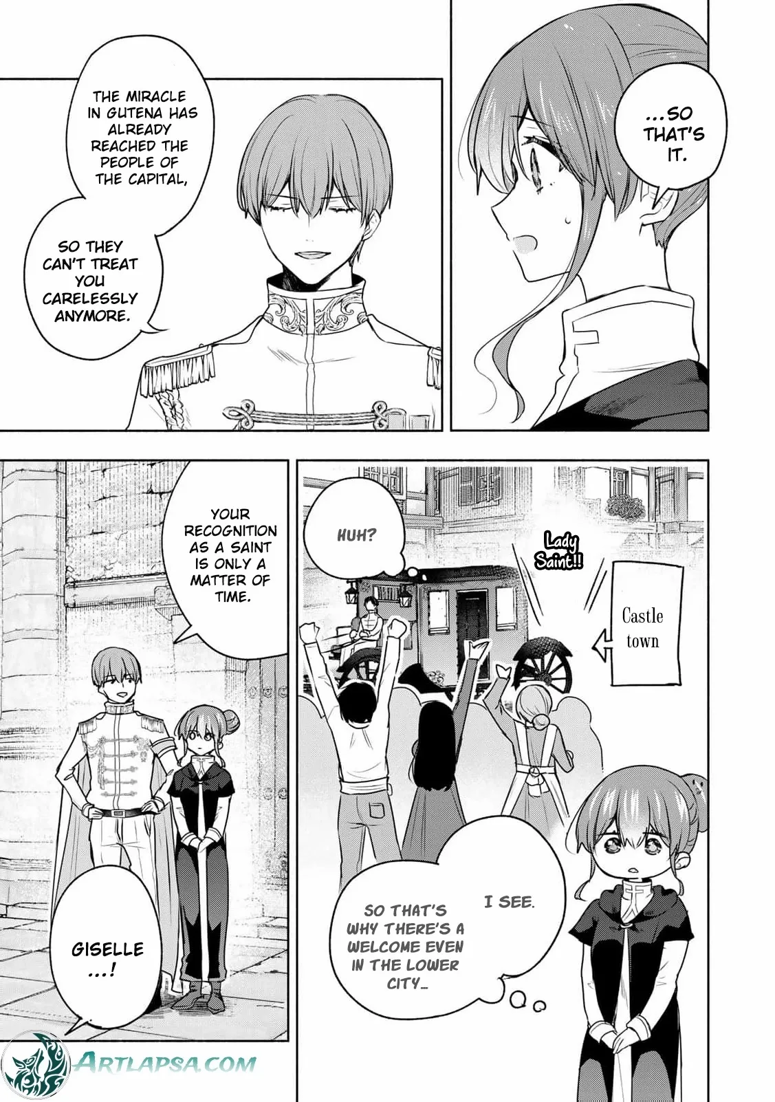 If you’re looking for the saint then my sister is the one you seek Chapter 25 page 17 - 