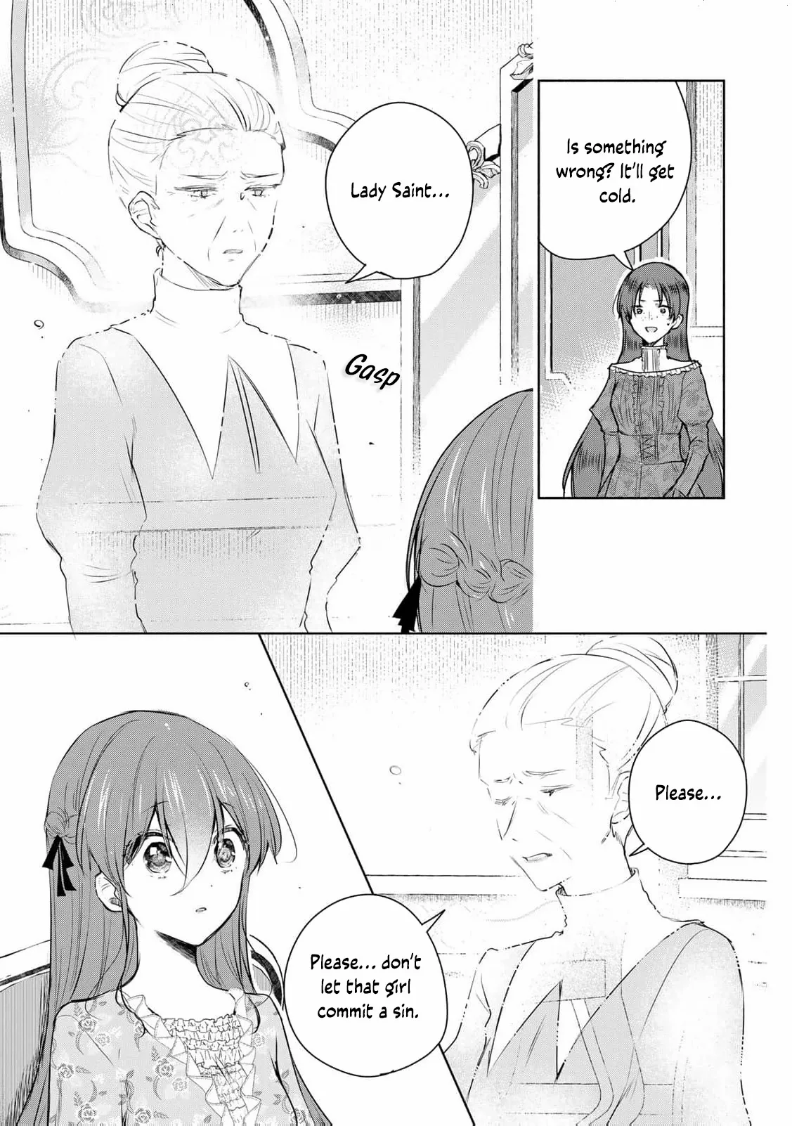 If you’re looking for the saint then my sister is the one you seek Chapter 27 page 17 - 