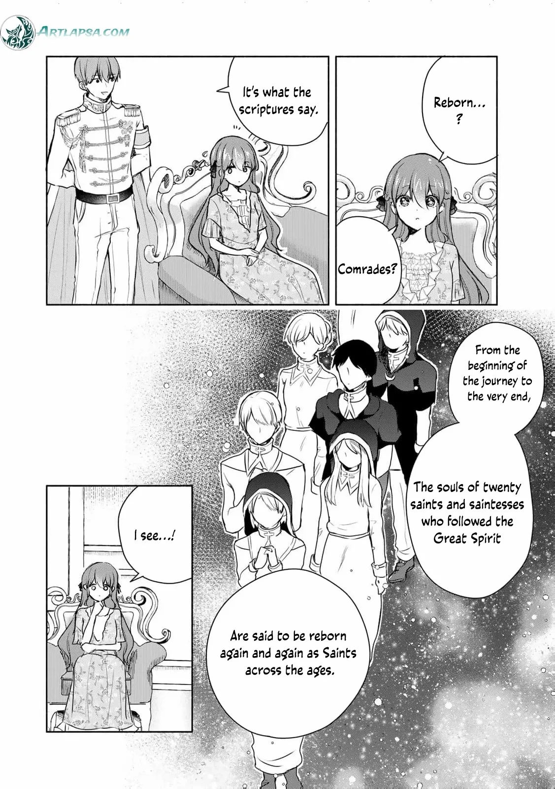 If you’re looking for the saint then my sister is the one you seek Chapter 29 page 7 - 