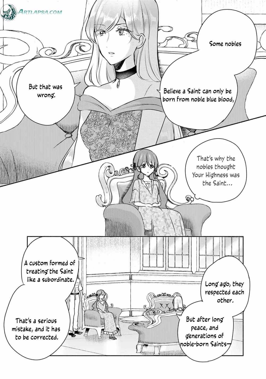 If you’re looking for the saint then my sister is the one you seek Chapter 29 page 8 - 