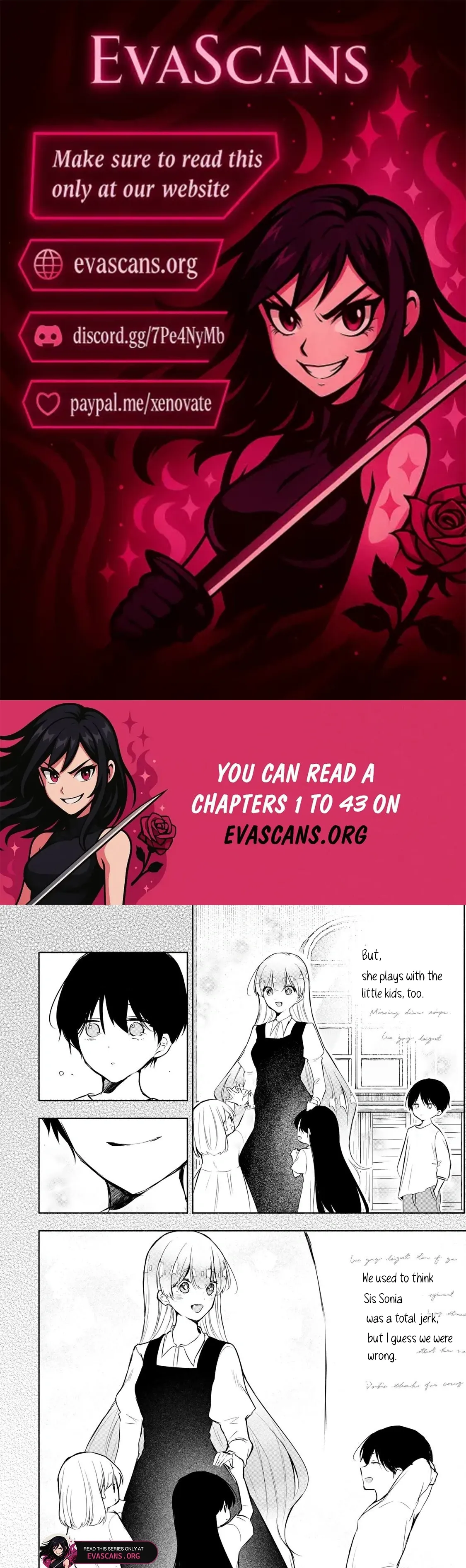 If you’re looking for the saint then my sister is the one you seek Chapter 34.2 page 1 - 