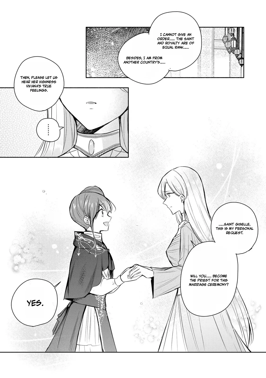 If you’re looking for the saint then my sister is the one you seek Chapter 39.2 page 9 - 