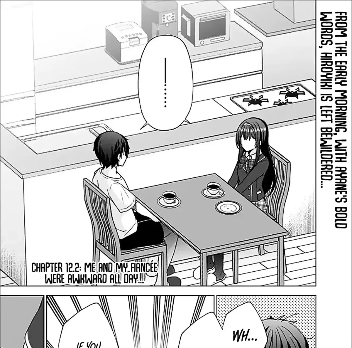Iinazuke ga Dekita to Omottara, Sono Iinazuke ga Gakkou de Yuumei na "Akuyaku Reijou" Dattan dakedo, Dou Sureba Ii? Chapter 12.2 page 3 - 