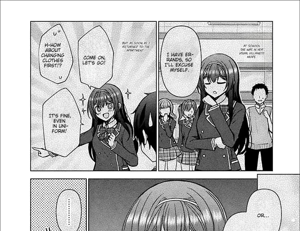 Iinazuke ga Dekita to Omottara, Sono Iinazuke ga Gakkou de Yuumei na "Akuyaku Reijou" Dattan dakedo, Dou Sureba Ii? Chapter 13.1 page 5 - 