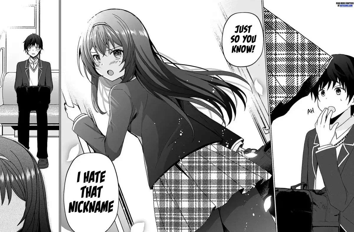 Iinazuke ga Dekita to Omottara, Sono Iinazuke ga Gakkou de Yuumei na "Akuyaku Reijou" Dattan dakedo, Dou Sureba Ii? Chapter 2.2 page 12 - 