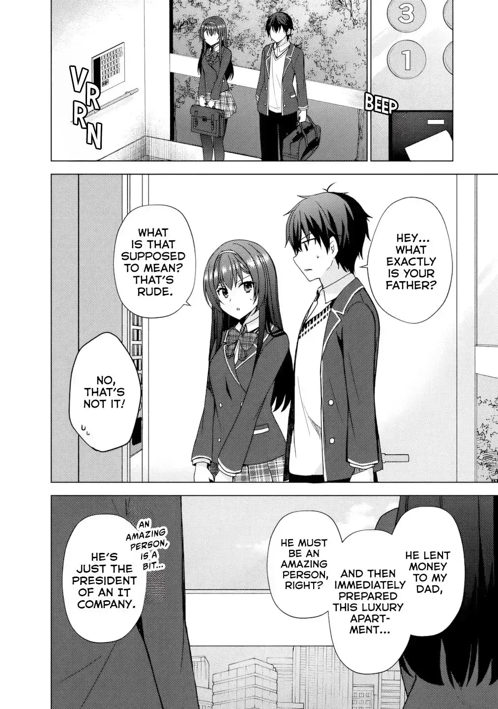 Iinazuke ga Dekita to Omottara, Sono Iinazuke ga Gakkou de Yuumei na "Akuyaku Reijou" Dattan dakedo, Dou Sureba Ii? Chapter 3.1 page 3 - 