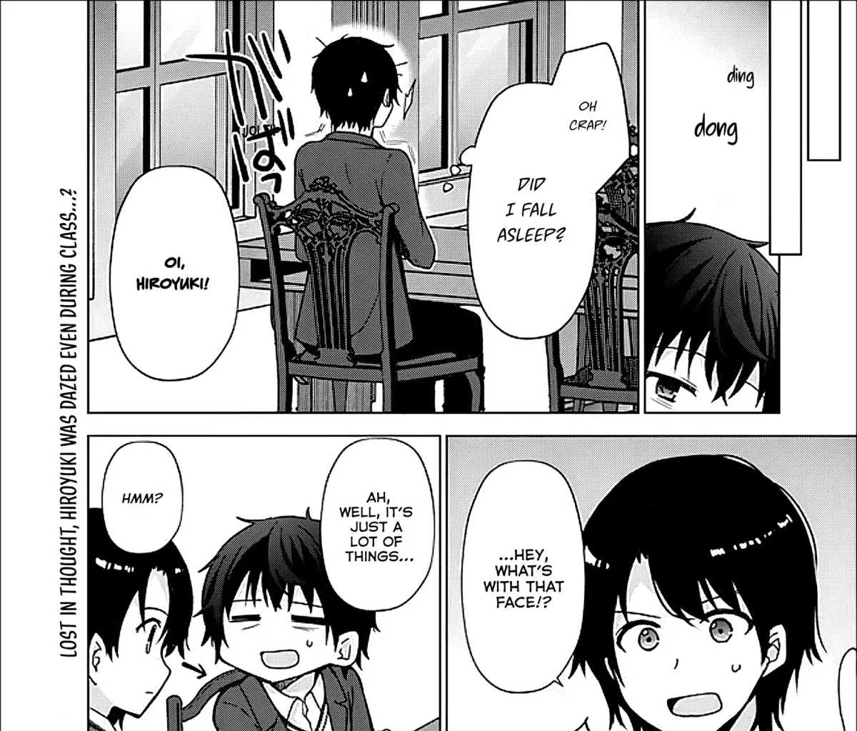 Iinazuke ga Dekita to Omottara, Sono Iinazuke ga Gakkou de Yuumei na "Akuyaku Reijou" Dattan dakedo, Dou Sureba Ii? Chapter 5.2 page 2 - 