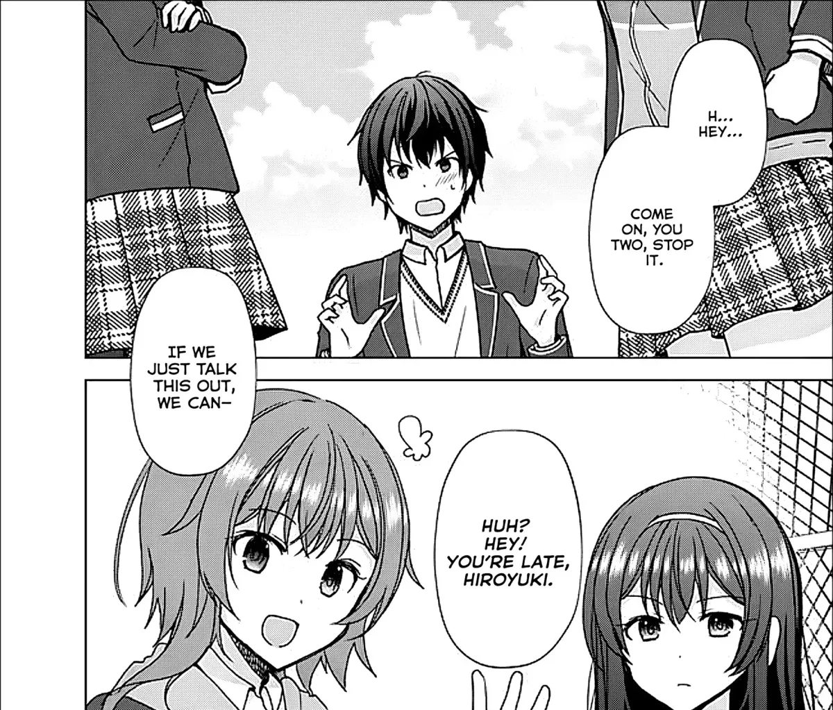 Iinazuke ga Dekita to Omottara, Sono Iinazuke ga Gakkou de Yuumei na "Akuyaku Reijou" Dattan dakedo, Dou Sureba Ii? Chapter 5.2 page 12 - 