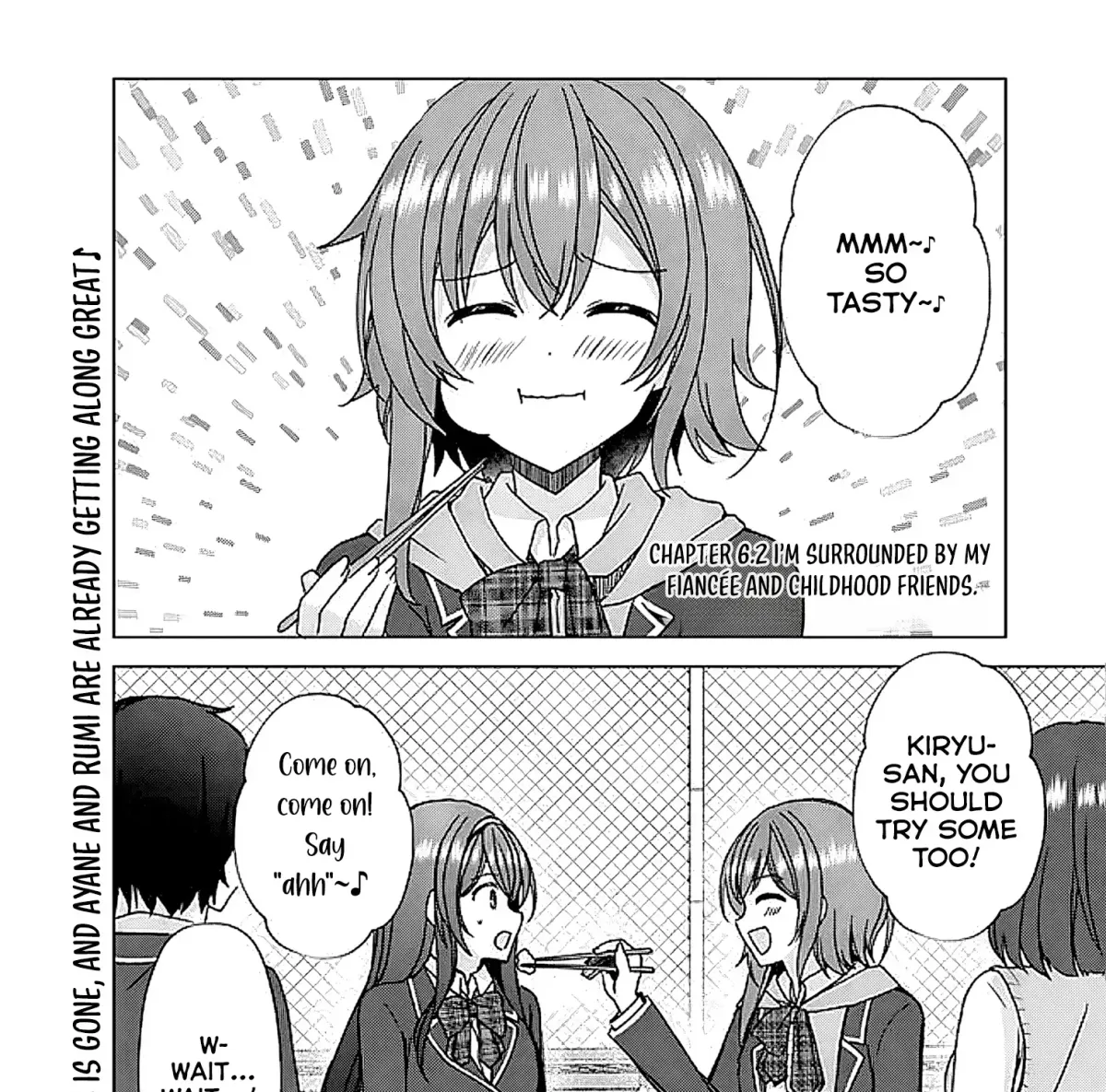 Iinazuke ga Dekita to Omottara, Sono Iinazuke ga Gakkou de Yuumei na "Akuyaku Reijou" Dattan dakedo, Dou Sureba Ii? Chapter 6.2 page 2 - 