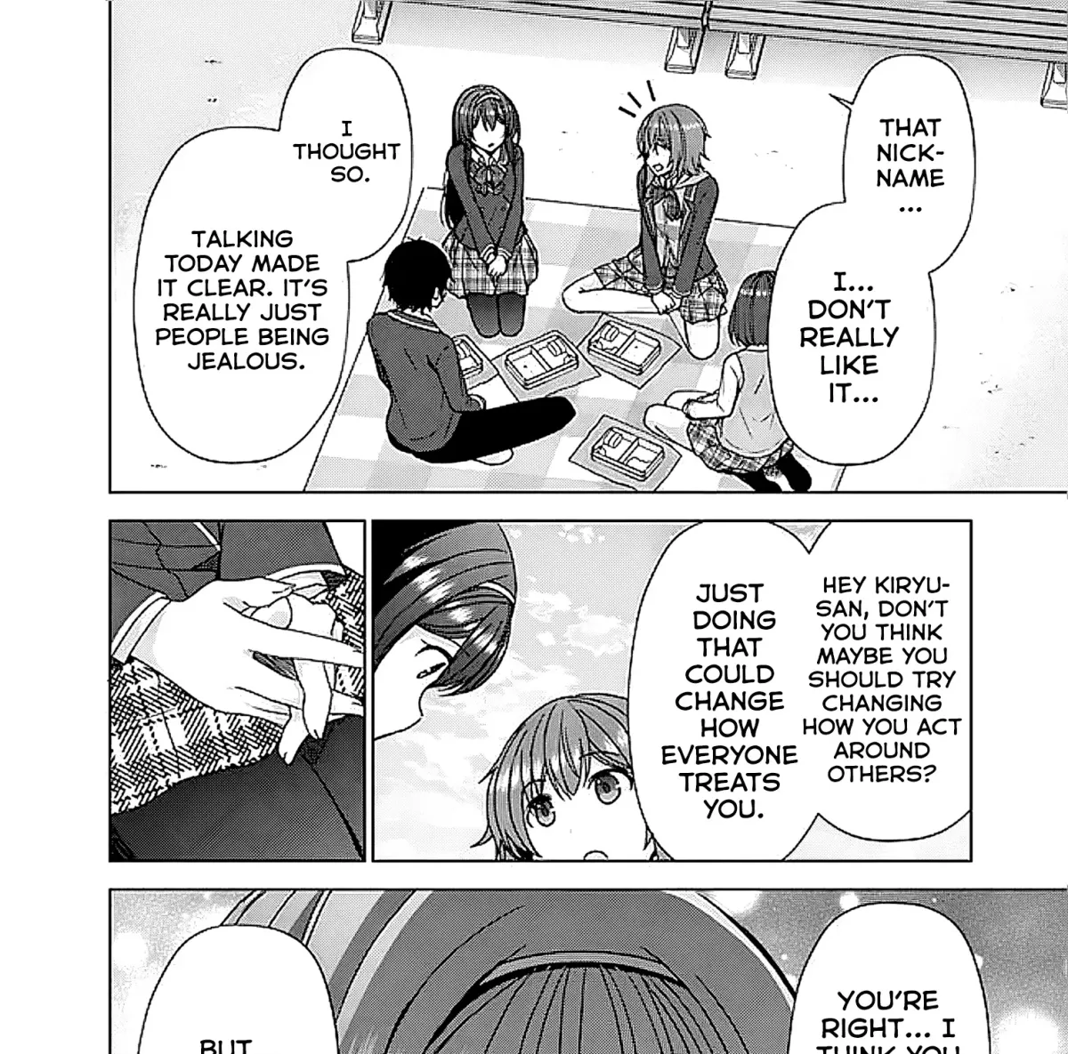Iinazuke ga Dekita to Omottara, Sono Iinazuke ga Gakkou de Yuumei na "Akuyaku Reijou" Dattan dakedo, Dou Sureba Ii? Chapter 6.2 page 22 - 