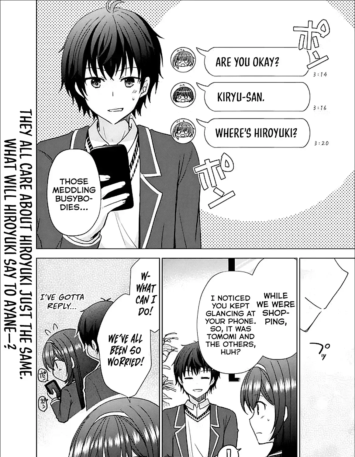 Iinazuke ga Dekita to Omottara, Sono Iinazuke ga Gakkou de Yuumei na "Akuyaku Reijou" Dattan dakedo, Dou Sureba Ii? Chapter 8.1 page 24 - 