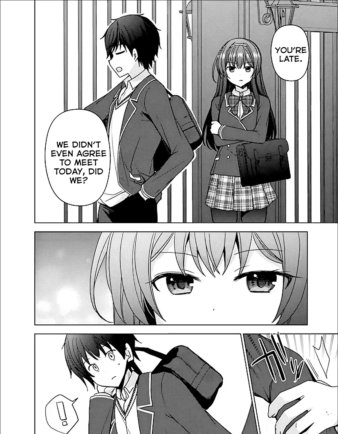 Iinazuke ga Dekita to Omottara, Sono Iinazuke ga Gakkou de Yuumei na "Akuyaku Reijou" Dattan dakedo, Dou Sureba Ii? Chapter 8.1 page 8 - 