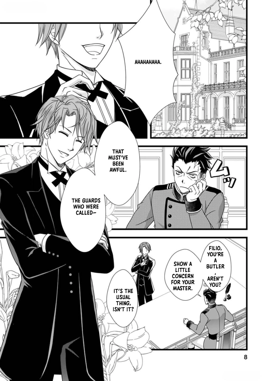 Ikatsui Kao de Kyouaku Kishi Danchou to Osorerareru Koushaku-sama no Saigo no Konkatsu Aite wa Shakoukai no Maboroshi no Hana deshita Chapter 1 page 6 - 