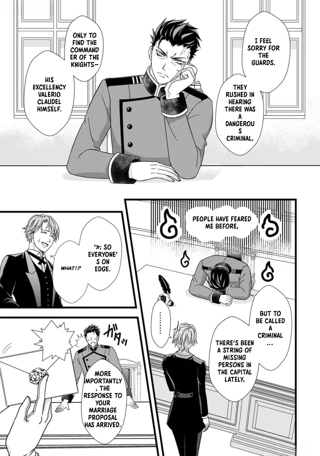 Ikatsui Kao de Kyouaku Kishi Danchou to Osorerareru Koushaku-sama no Saigo no Konkatsu Aite wa Shakoukai no Maboroshi no Hana deshita Chapter 1 page 7 - 
