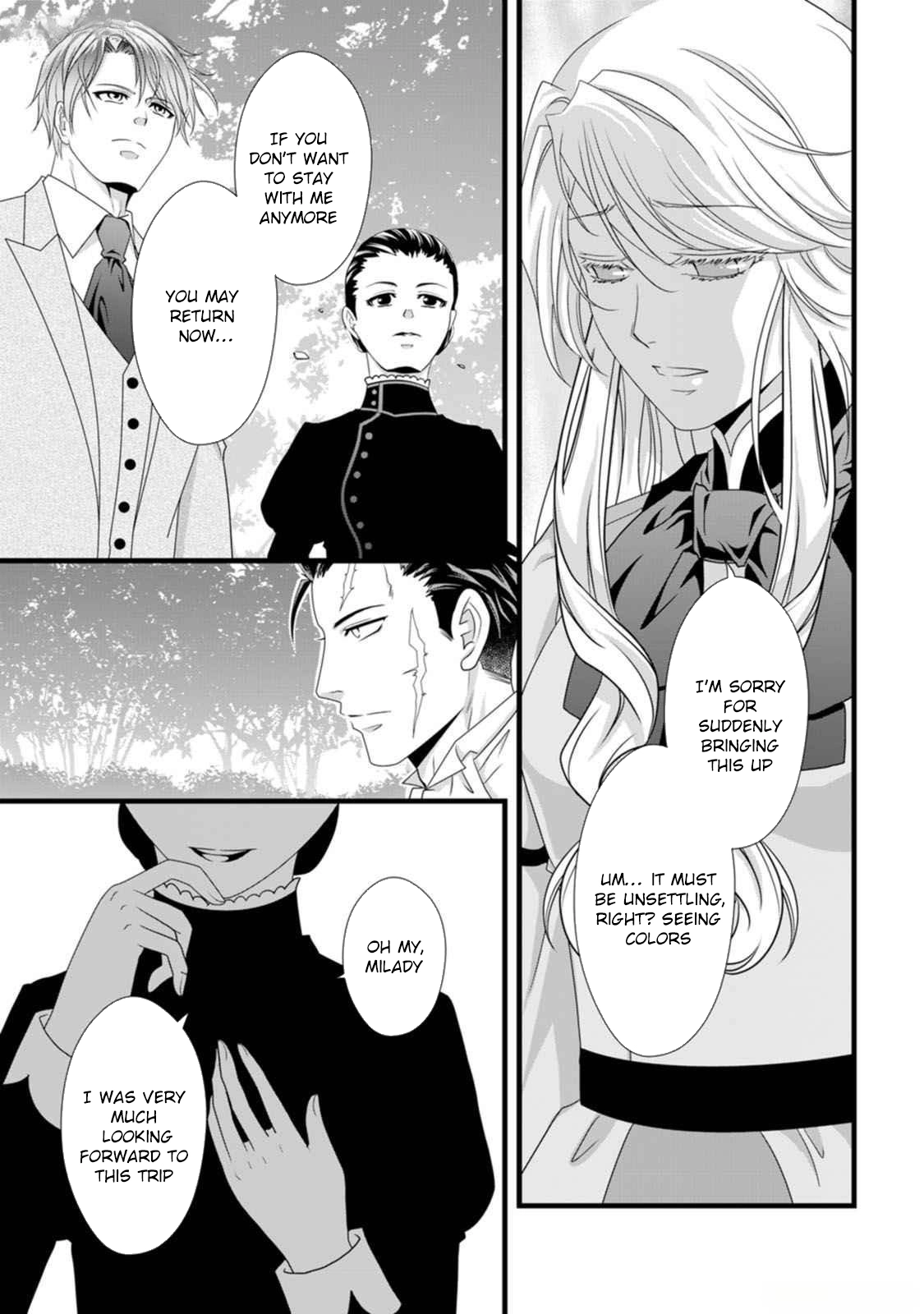 Ikatsui Kao de Kyouaku Kishi Danchou to Osorerareru Koushaku-sama no Saigo no Konkatsu Aite wa Shakoukai no Maboroshi no Hana deshita Chapter 13 page 11 - 