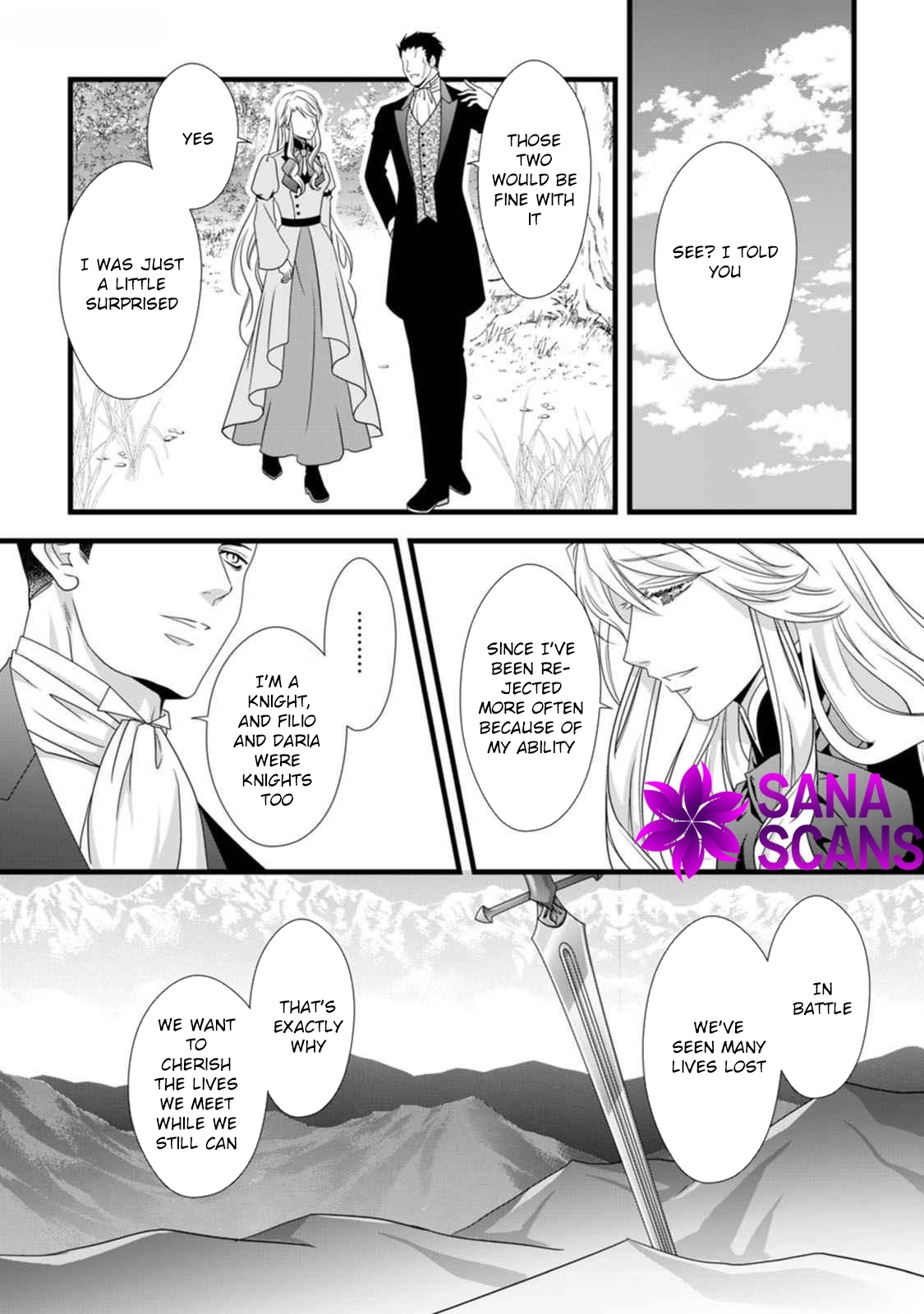 Ikatsui Kao de Kyouaku Kishi Danchou to Osorerareru Koushaku-sama no Saigo no Konkatsu Aite wa Shakoukai no Maboroshi no Hana deshita Chapter 13 page 15 - 