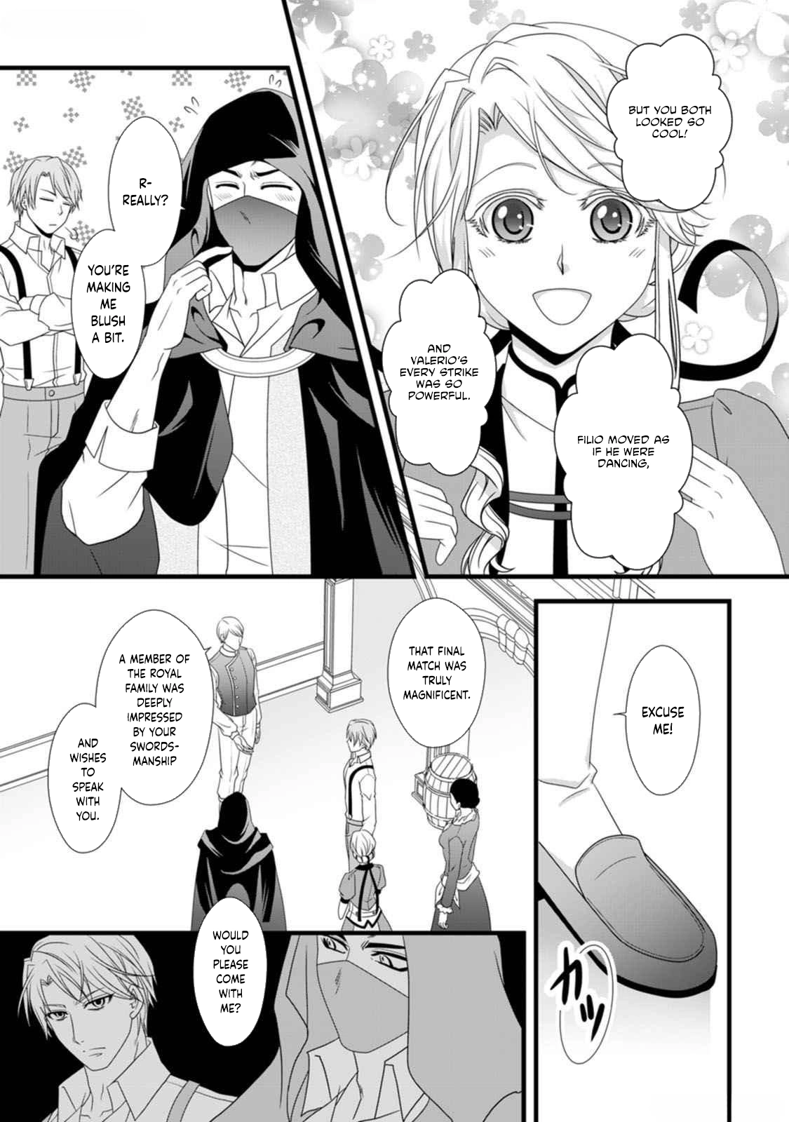 Ikatsui Kao de Kyouaku Kishi Danchou to Osorerareru Koushaku-sama no Saigo no Konkatsu Aite wa Shakoukai no Maboroshi no Hana deshita Chapter 15 page 23 - 