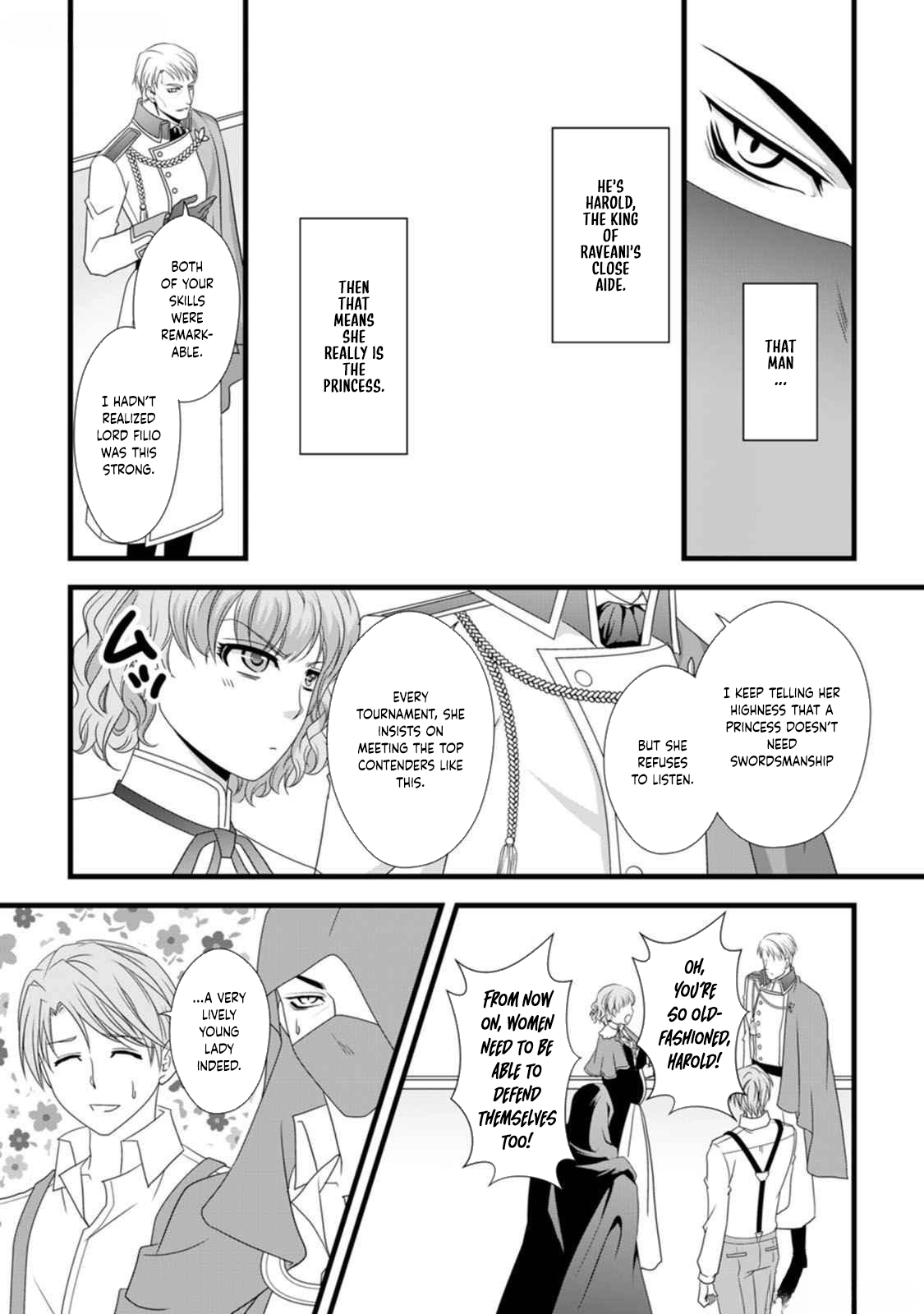 Ikatsui Kao de Kyouaku Kishi Danchou to Osorerareru Koushaku-sama no Saigo no Konkatsu Aite wa Shakoukai no Maboroshi no Hana deshita Chapter 15 page 26 - 