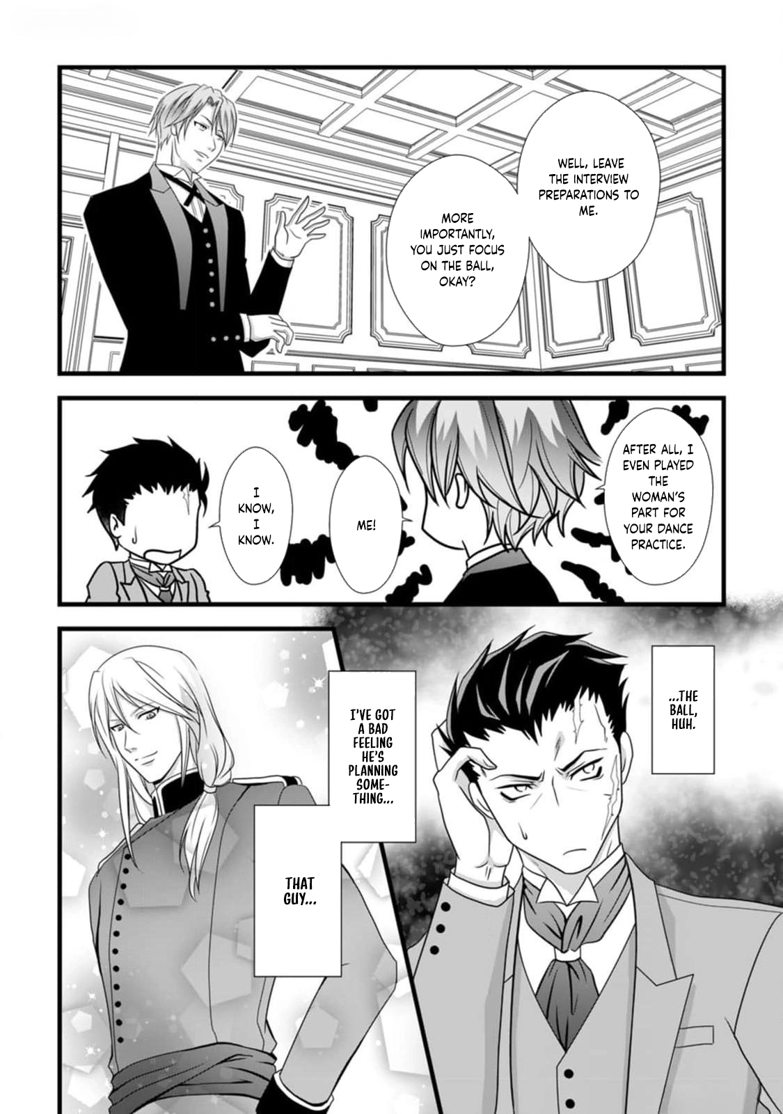 Ikatsui Kao de Kyouaku Kishi Danchou to Osorerareru Koushaku-sama no Saigo no Konkatsu Aite wa Shakoukai no Maboroshi no Hana deshita Chapter 3 page 30 - 