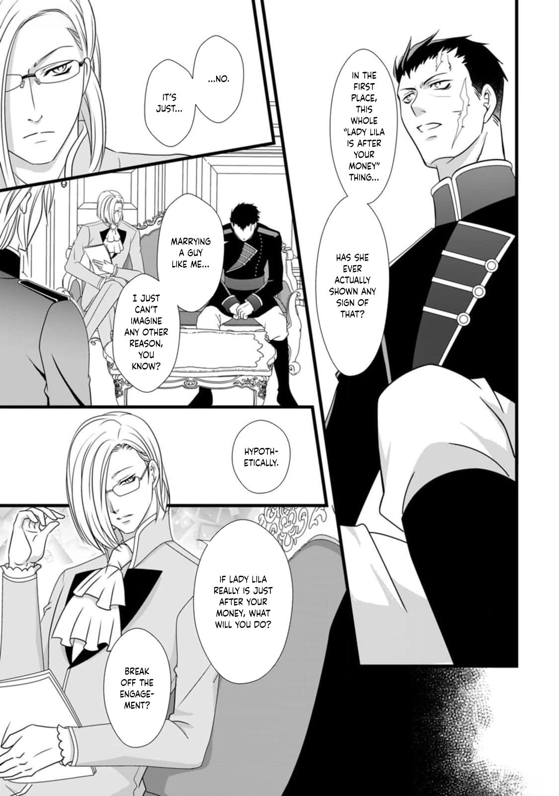 Ikatsui Kao de Kyouaku Kishi Danchou to Osorerareru Koushaku-sama no Saigo no Konkatsu Aite wa Shakoukai no Maboroshi no Hana deshita Chapter 3 page 5 - 