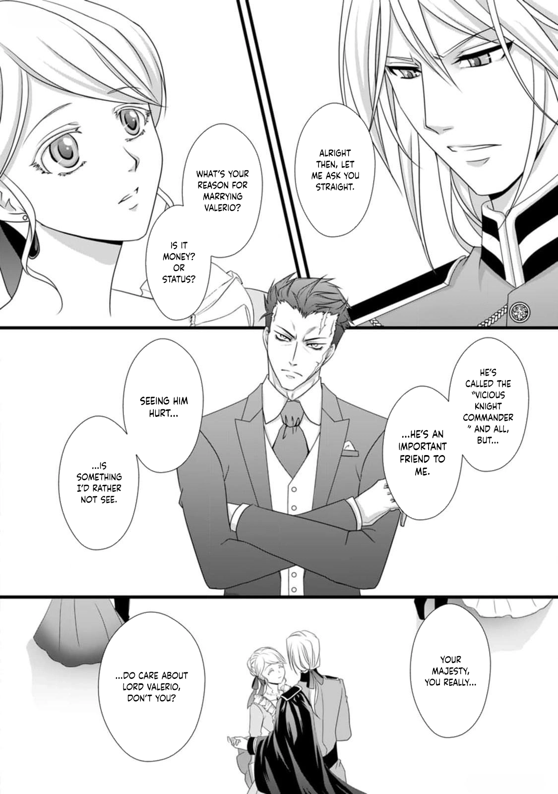 Ikatsui Kao de Kyouaku Kishi Danchou to Osorerareru Koushaku-sama no Saigo no Konkatsu Aite wa Shakoukai no Maboroshi no Hana deshita Chapter 4 page 14 - 