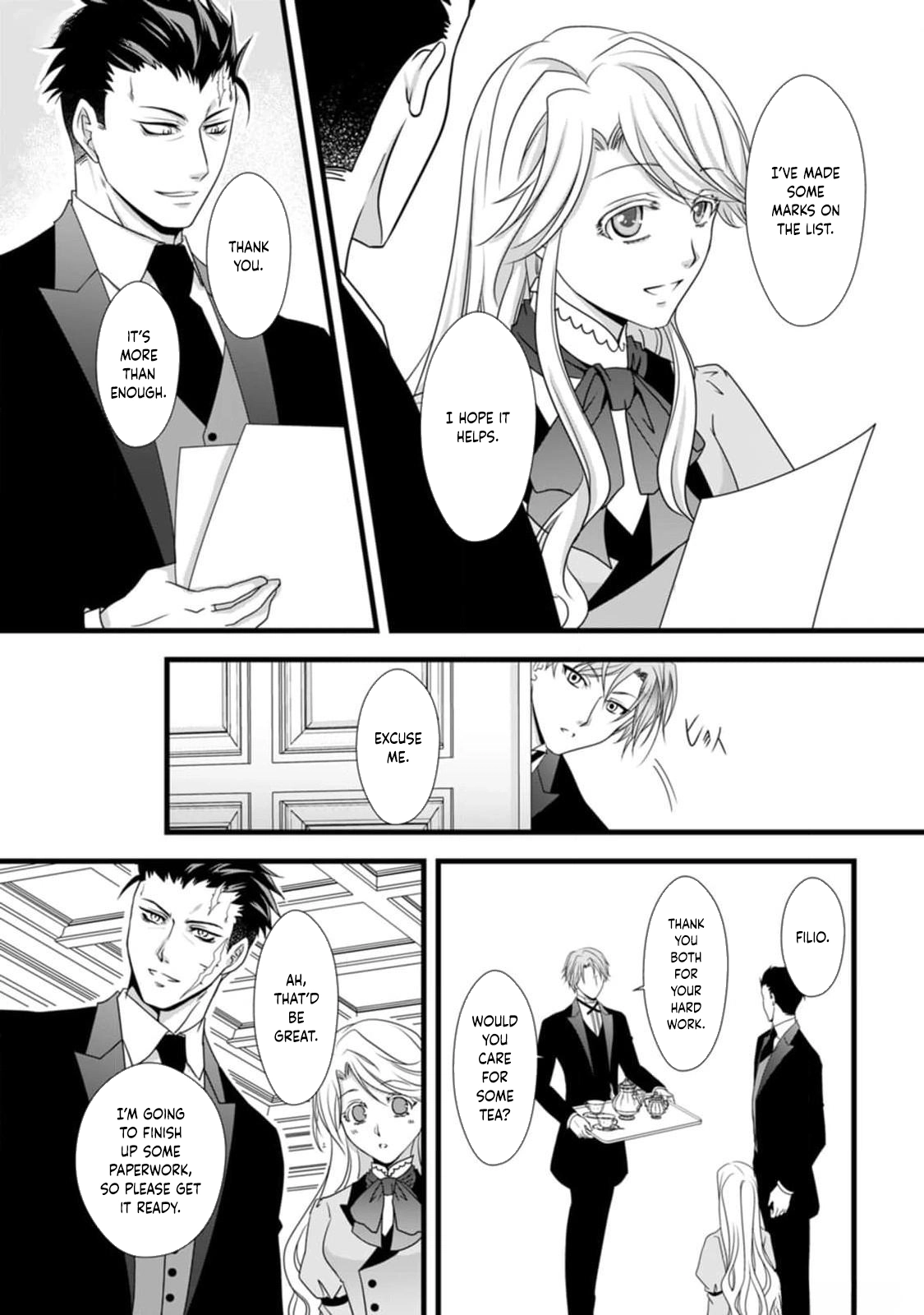 Ikatsui Kao de Kyouaku Kishi Danchou to Osorerareru Koushaku-sama no Saigo no Konkatsu Aite wa Shakoukai no Maboroshi no Hana deshita Chapter 4 page 26 - 