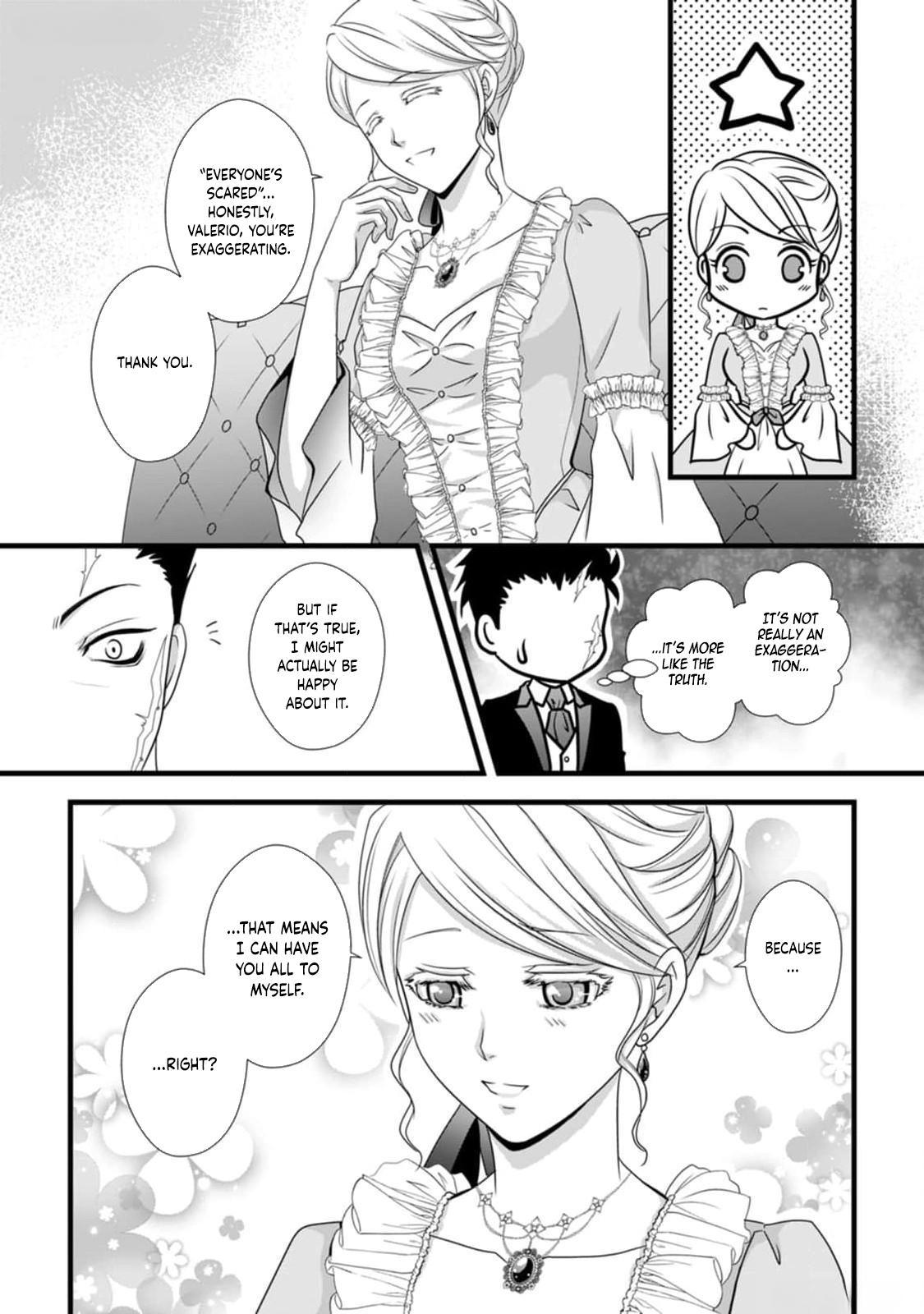 Ikatsui Kao de Kyouaku Kishi Danchou to Osorerareru Koushaku-sama no Saigo no Konkatsu Aite wa Shakoukai no Maboroshi no Hana deshita Chapter 4 page 5 - 