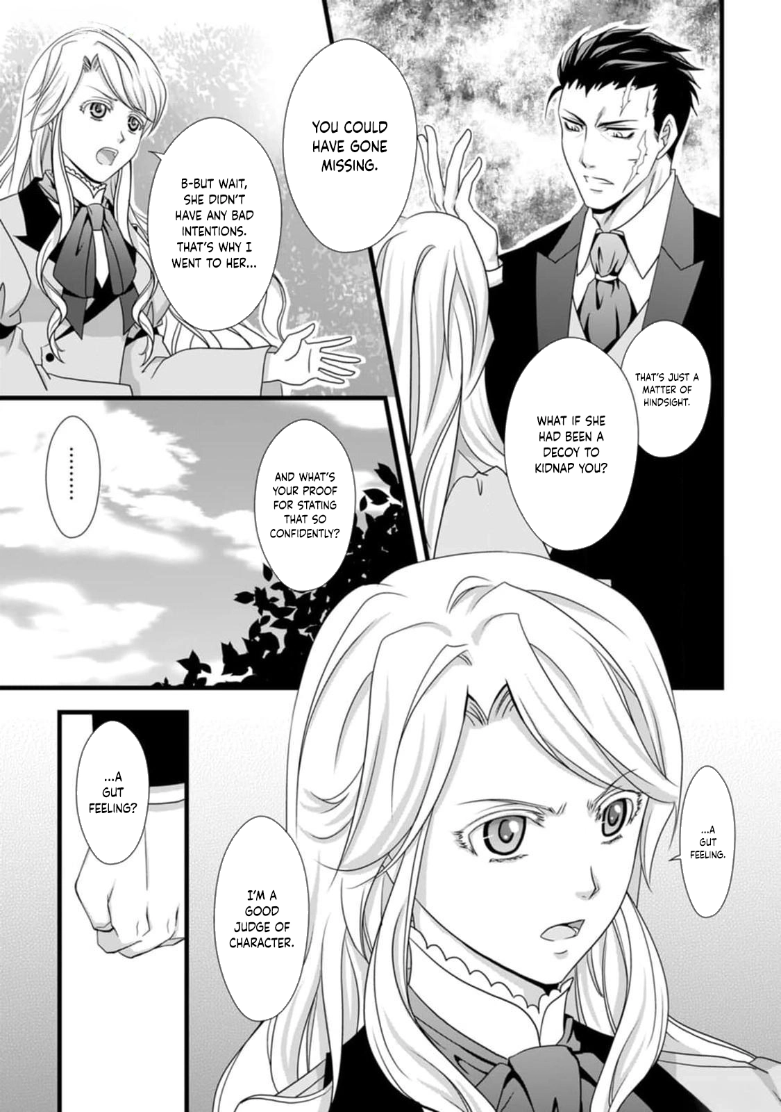 Ikatsui Kao de Kyouaku Kishi Danchou to Osorerareru Koushaku-sama no Saigo no Konkatsu Aite wa Shakoukai no Maboroshi no Hana deshita Chapter 5 page 21 - 