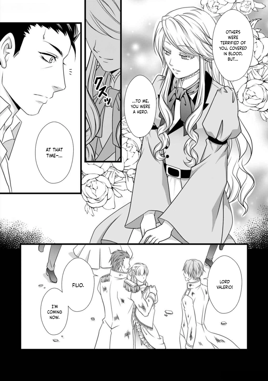 Ikatsui Kao de Kyouaku Kishi Danchou to Osorerareru Koushaku-sama no Saigo no Konkatsu Aite wa Shakoukai no Maboroshi no Hana deshita Chapter 6 page 14 - 