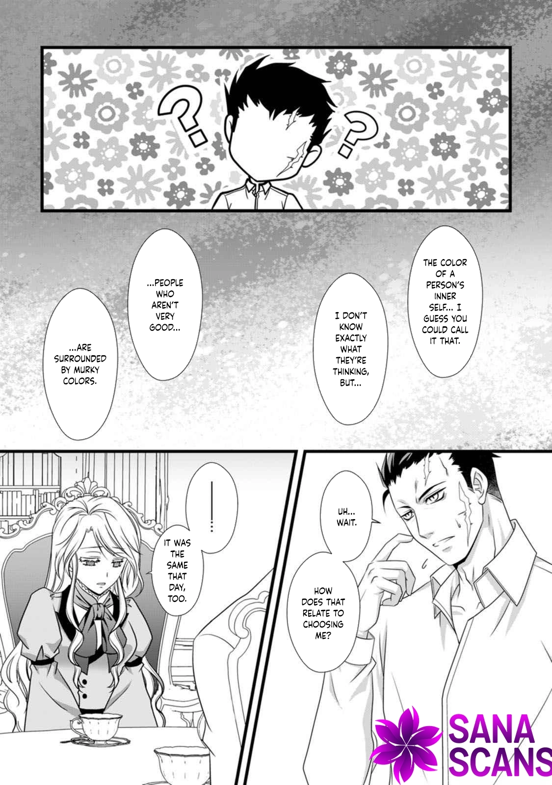 Ikatsui Kao de Kyouaku Kishi Danchou to Osorerareru Koushaku-sama no Saigo no Konkatsu Aite wa Shakoukai no Maboroshi no Hana deshita Chapter 6 page 7 - 