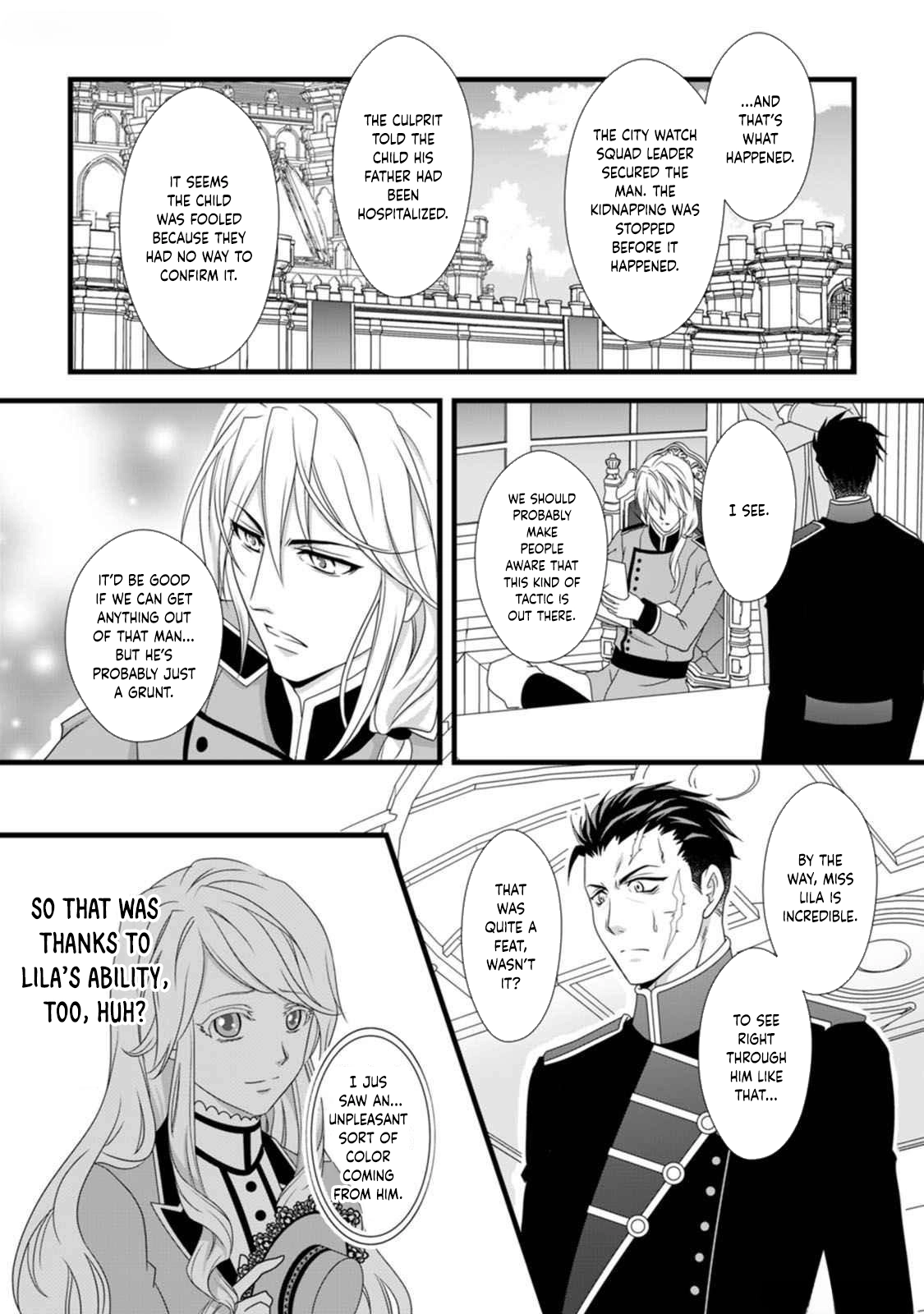Ikatsui Kao de Kyouaku Kishi Danchou to Osorerareru Koushaku-sama no Saigo no Konkatsu Aite wa Shakoukai no Maboroshi no Hana deshita Chapter 7 page 9 - 