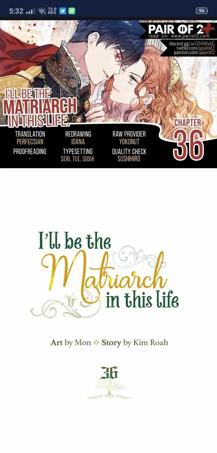 I’Ll Be The Matriarch In This Life Chapter 36.9 page 1 - 
