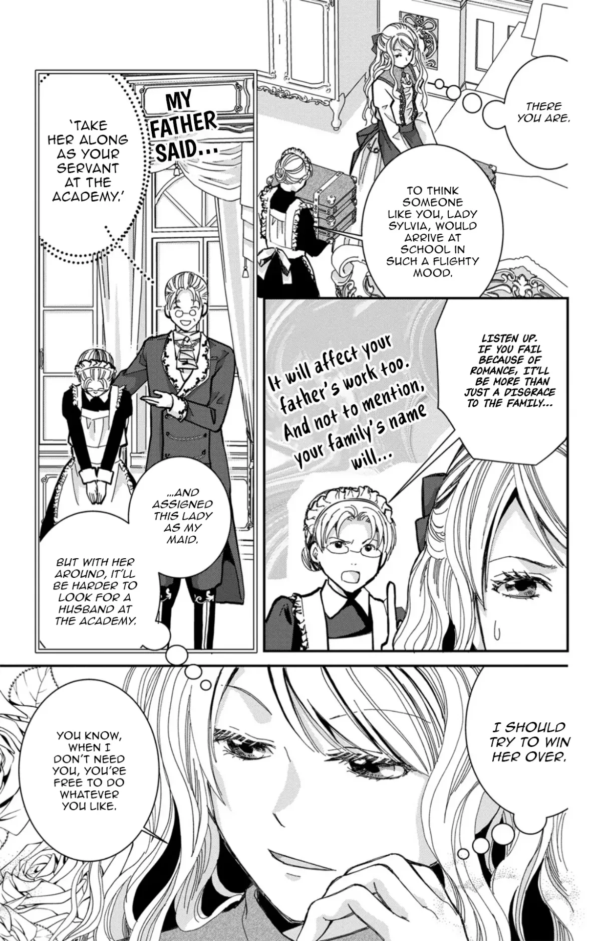 I’ll Live as a Villainess This Time!～Marrying Into Wealth Is a Death Flag, So I’ll Take a Loser as My Husband～ Chapter 1 page 12 - 