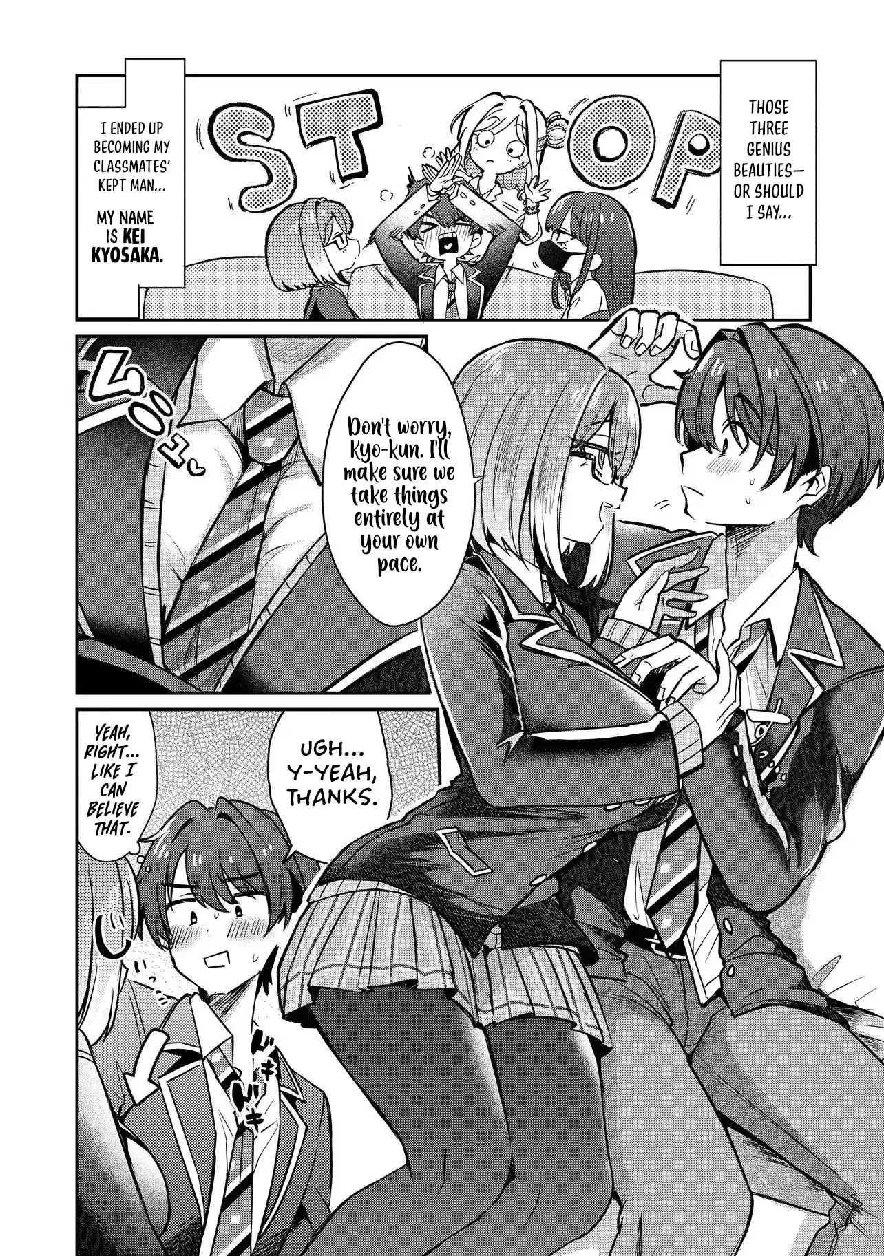 I’m a Kept Man for the Three Most Beautiful Girls in School Chapter 1 page 6 - 