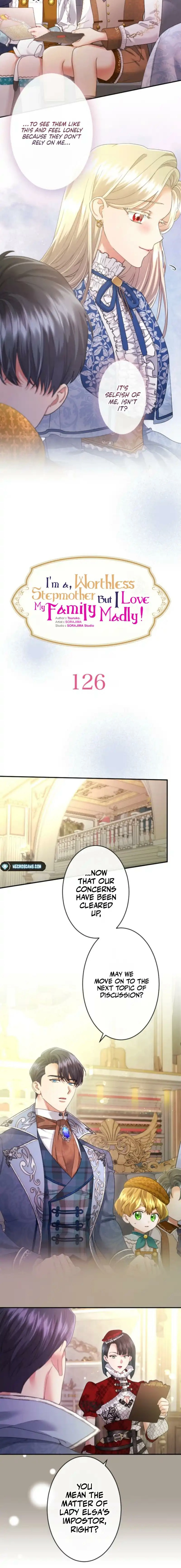 I’m a Worthless Stepmother, But I Love My Family Madly! Chapter 126 page 6 - 