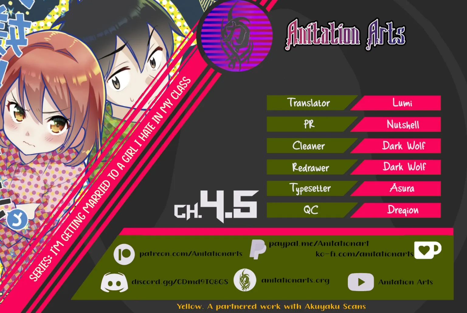 I’m getting married to a girl I hate in my class Chapter 4.5 page 1 - 