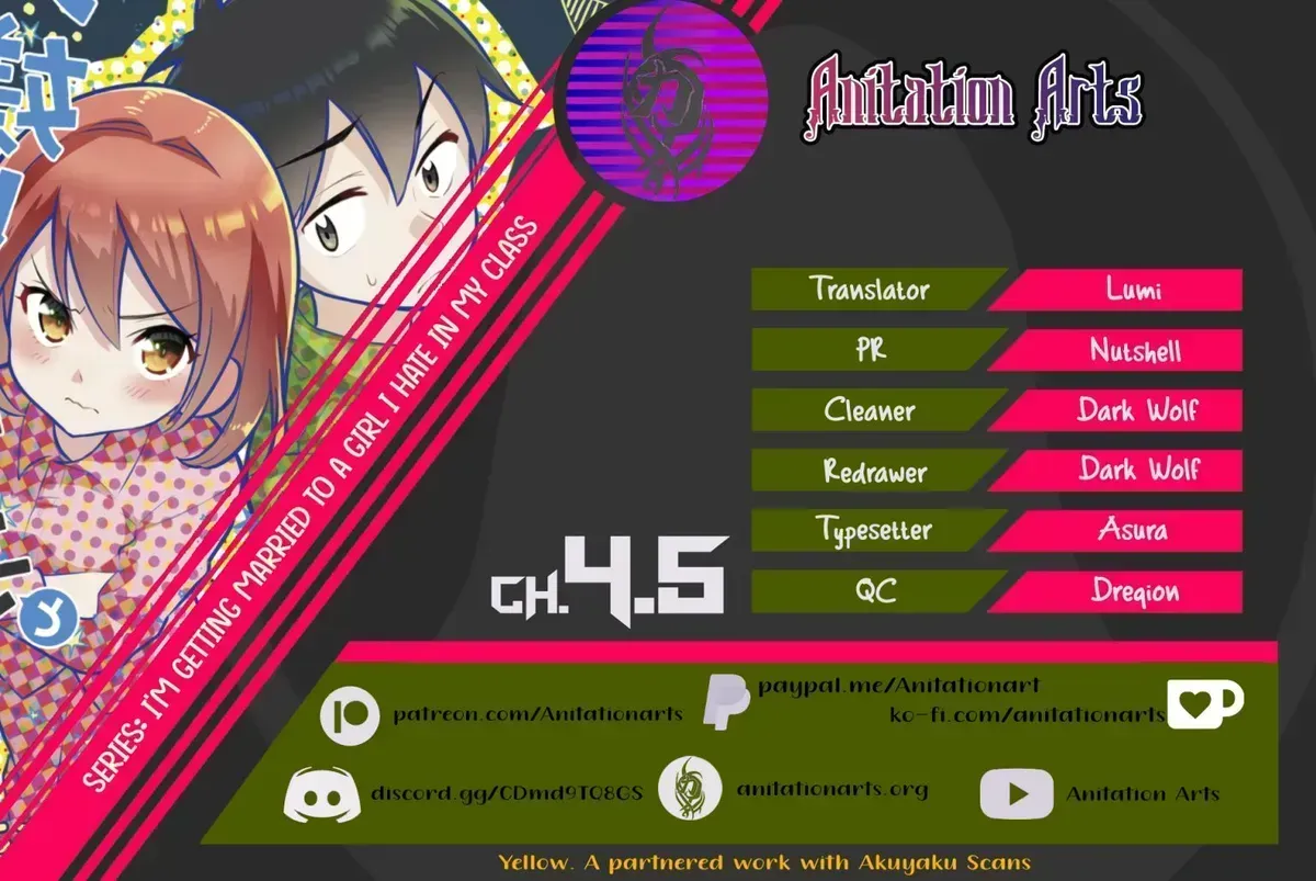 I’m getting married to a girl I hate in my class Chapter 4.7 page 1 - 