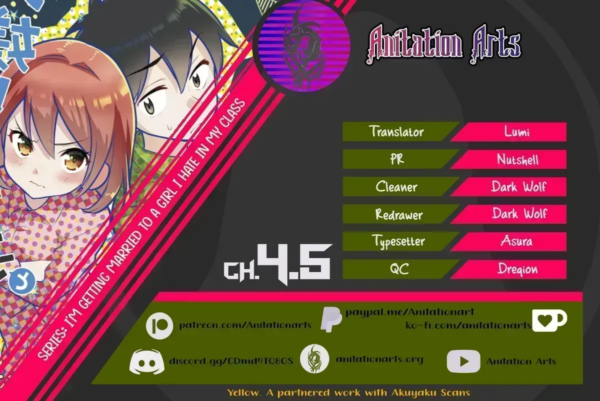 I’m getting married to a girl I hate in my class Chapter 4.9 page 1 - 