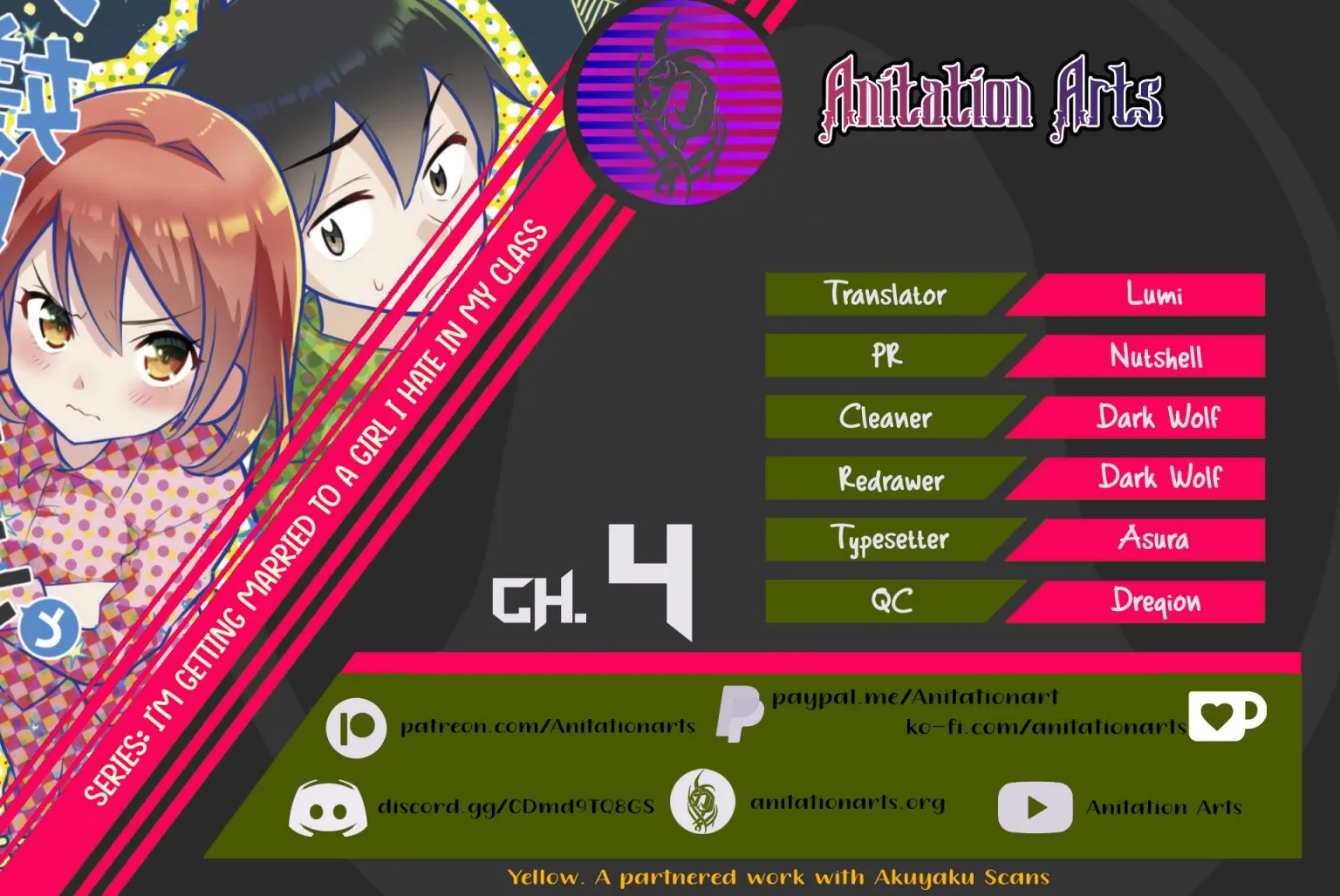 I’m getting married to a girl I hate in my class Chapter 4 page 1 - 