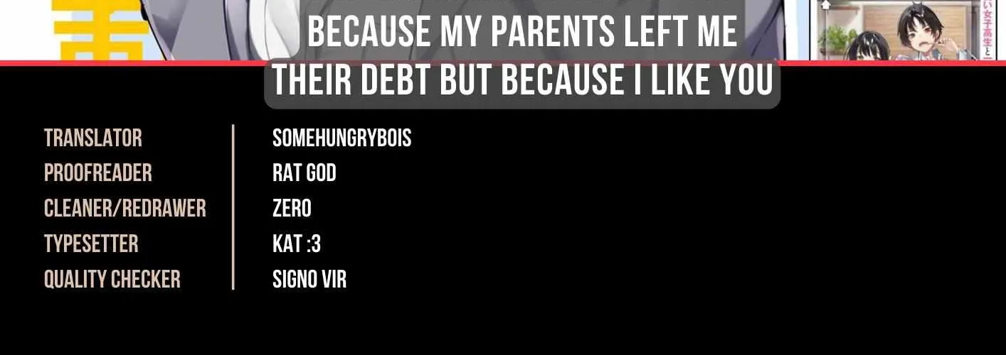 I’m Gonna Live with You Not Because My Parents Left Me Their Debt But Because I Like You Chapter 17 page 3 - 
