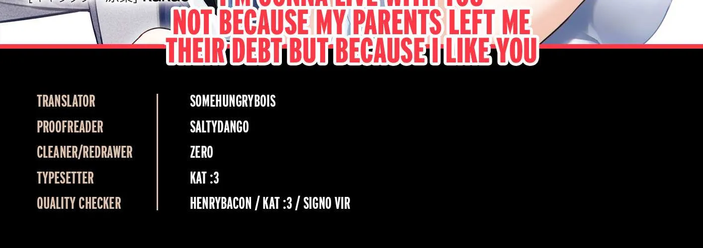 I’m Gonna Live with You Not Because My Parents Left Me Their Debt But Because I Like You Chapter 20 page 2 - 