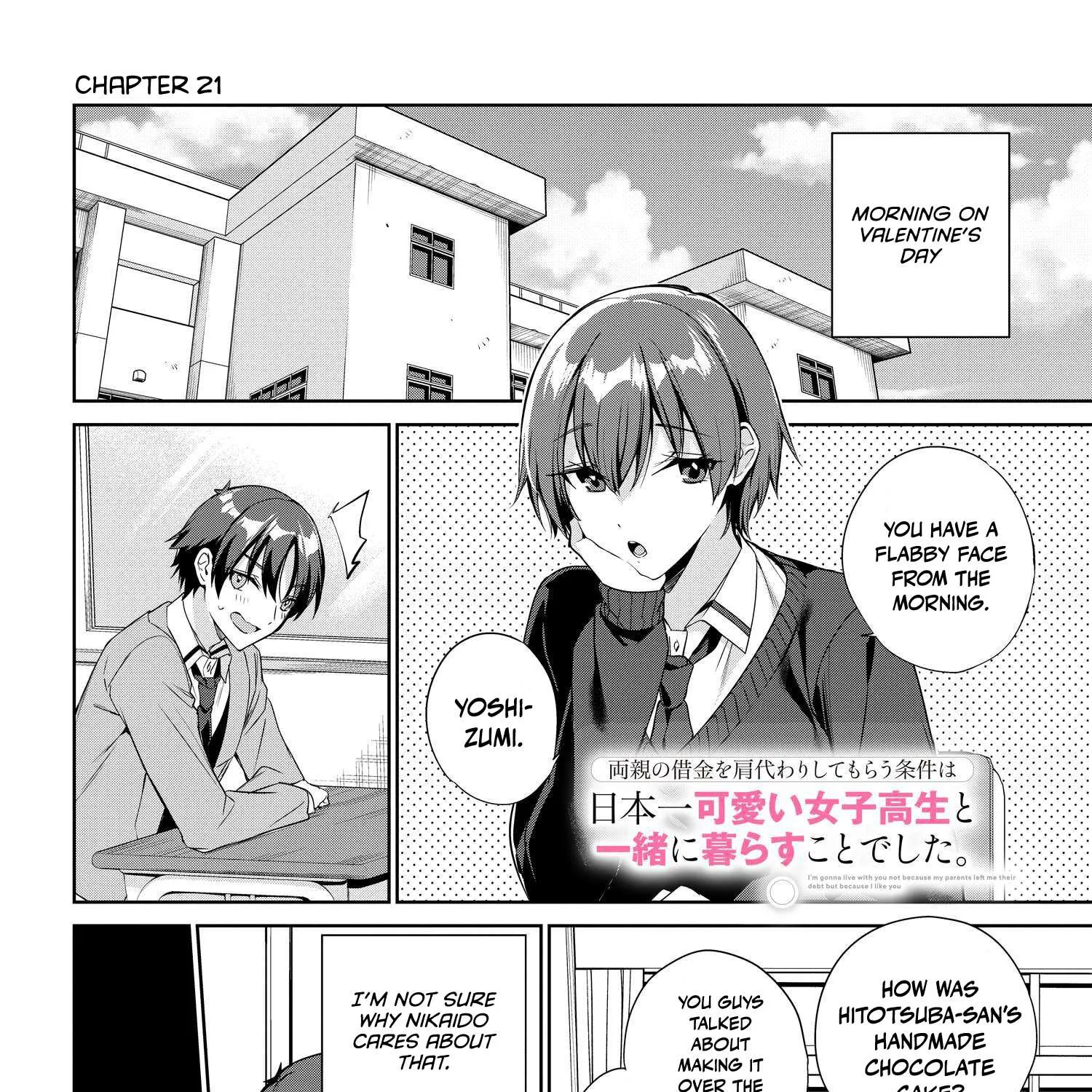 I’m Gonna Live with You Not Because My Parents Left Me Their Debt But Because I Like You Chapter 21 page 4 - 