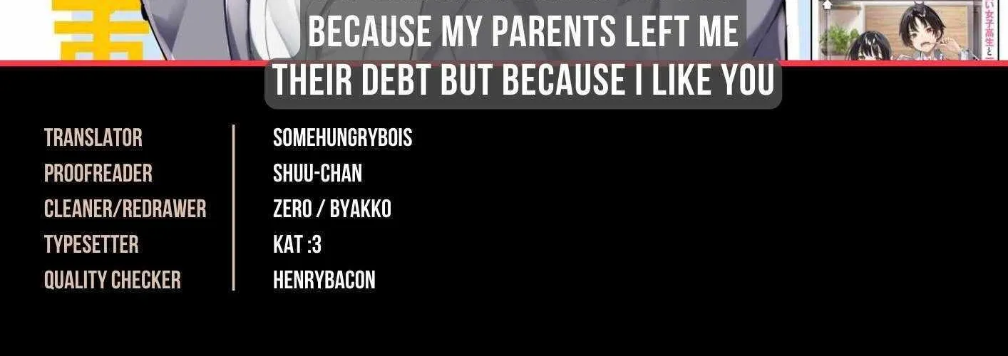 I’m Gonna Live with You Not Because My Parents Left Me Their Debt But Because I Like You Chapter 34 page 3 - 