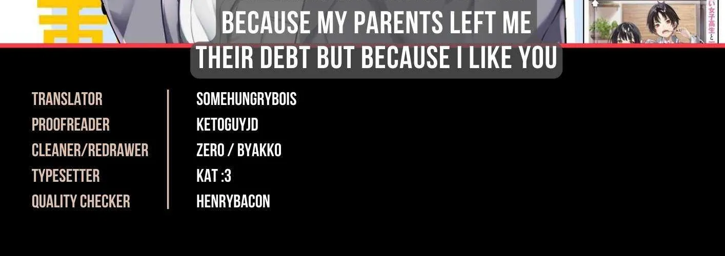I’m Gonna Live with You Not Because My Parents Left Me Their Debt But Because I Like You Chapter 36 page 3 - 