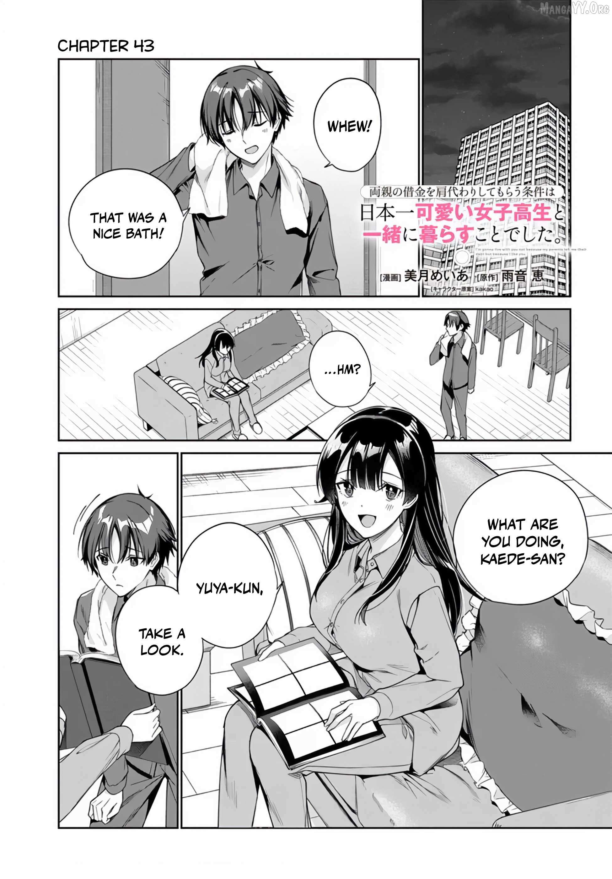 I’m Gonna Live with You Not Because My Parents Left Me Their Debt But Because I Like You Chapter 43 page 2 - 
